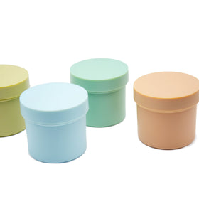 Soft Touch Empty Cosmetic Body Color Cream Packaging Jars Container with Screw Cap