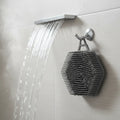 Silicone Body Brush and Shampoo Brush Shower Loofah Body Scrubber for Bath Hair Scalp Massager for Wet & Dry