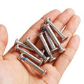 34mm Inline Roller Skate Axles with Silver Hexagon Screws Blades Parts for Adult & Kids Skating Shoes Sports Accessories