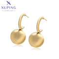 XUPING T000950182 Hook Type Stainless Steel Jewelry Simple Series Round Spherical Design Fashion Simple 14K Gold Color Earring