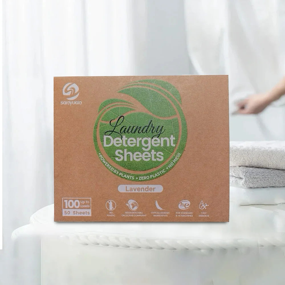 Fashionable Popular Super Concentrated Detergent Strips 2in1 Laundry Detergent Sheets
