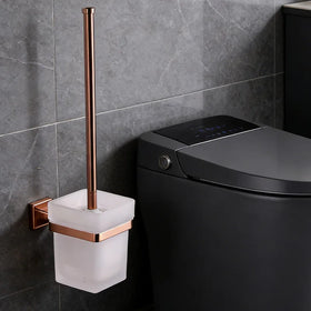 Bathroom Accessories Sets wall mounted bathroom cleaning brush toilet brush with stand