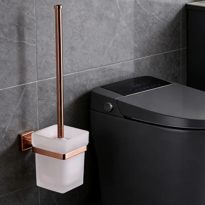 Bathroom Accessories Sets wall mounted bathroom cleaning brush toilet brush with stand