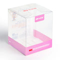 Custom High-Transparent PET Makeup Candle Gift Plastic Packaging Box Folding Clear Recycle PVC Toy Fragrant Cream Square Box