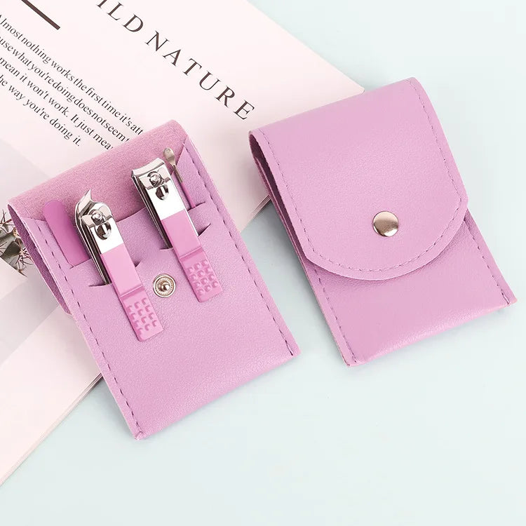 Stainless Steel Finger & Toe Nails Clippers Set Multicolor Manicure Professional Salon Tool