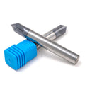 JR109 CNC Cutting Tool Solid HRC55 Carbide Chamfer High Gloss Milling Cutter for Stainless Steel