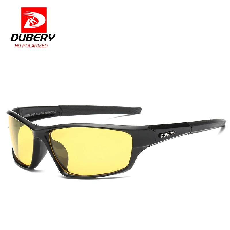 DUBERY Official Polarized Yellow Lens Sunglasses Fishing Surfing Sunglasses Men UV400 Protection Eyewear 2026 D620