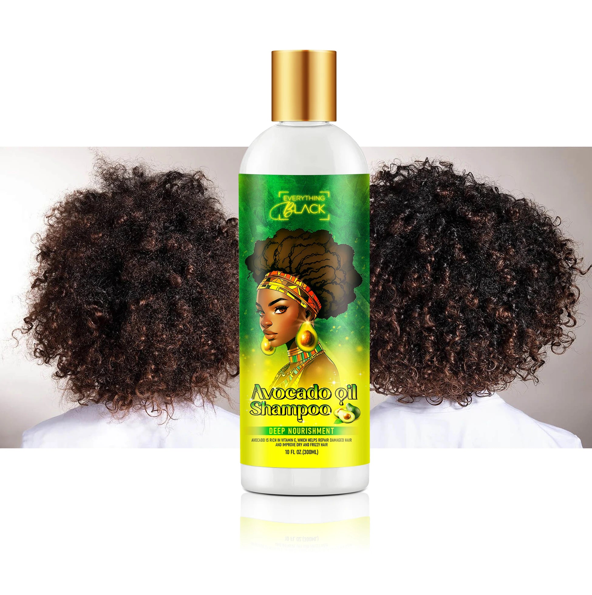 Wholesale Gently Cleanses Hydration Tame Frizz Avocado Oil Anti Hair Loss Shampoo For Hair