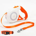 Hot Selling Customize Logo Pet Leash 3M 5M Nylon Dog Leash Retractable for Pet Dog Training Walking Leash With LED Light