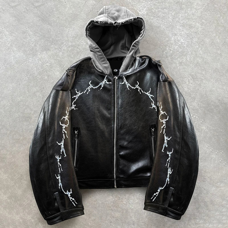 YSJY Manufacturer Custom Winter Genuine Leather Letterman Varsities Jacket Chenille Patches Embroidery Leather Jacket Men