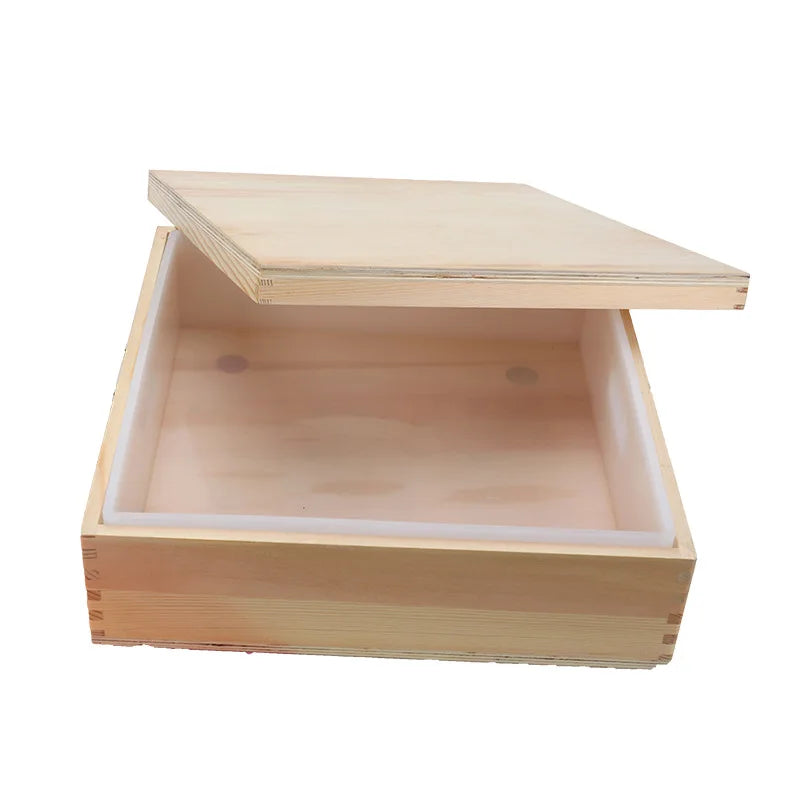 DIY Homemade Soap Mold Box for 8KGS Homemade Silicone Square 8000ml Loaf Soap Mold with Wood Box