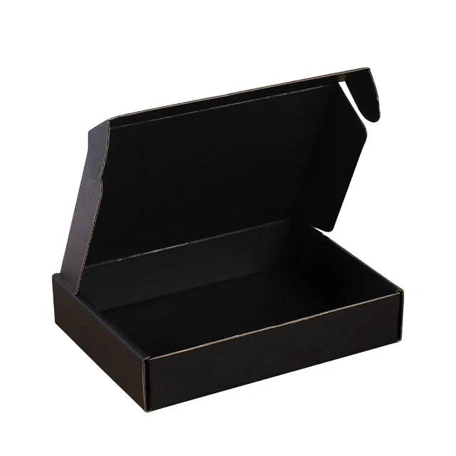 Customized Simple Style extra Hard Corrugated Clamshell Paper Box Blank White Box square Packaging Box