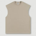 Custom Men's Cotton Gym Acid Washed Oversize Tank Tops Breathable Summer Training Sports Stringer DTG Bodybuilding
