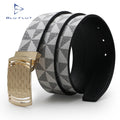 Bluflut Leather Waist Belt Man's  Belts for Men Adjustable Leather Belt for Men