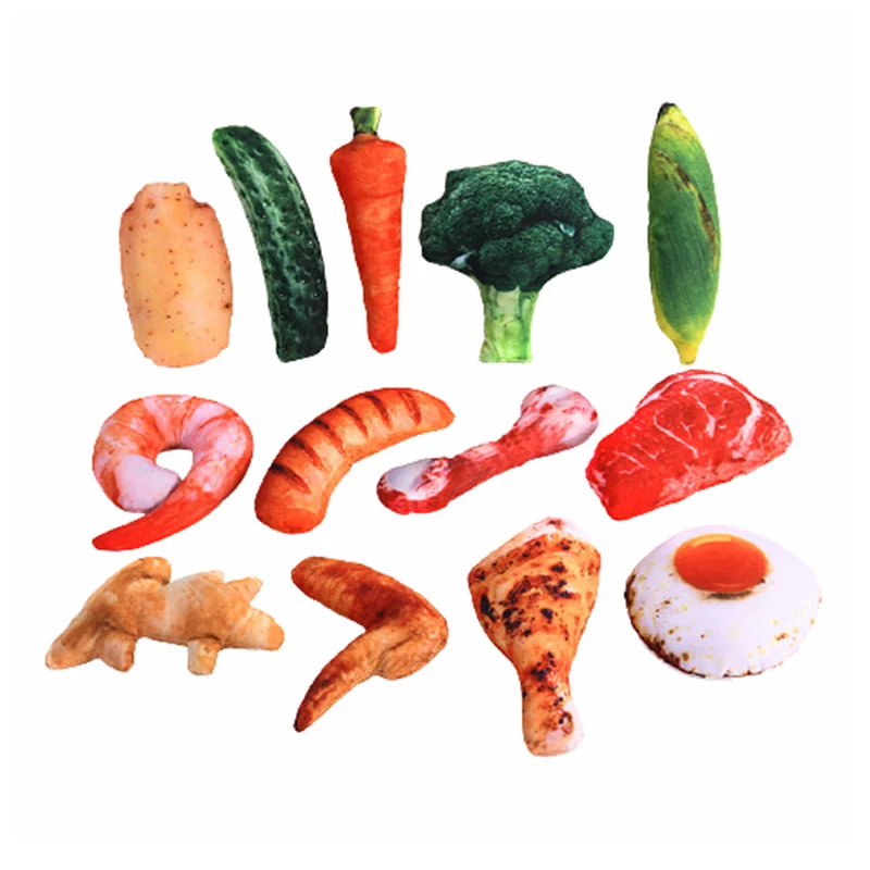 Wholesale Anti Bite Dog Toys Creative Simulation Vegetable Drumstick Toy Puppy Pet Play Chew Toys