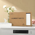 Eco Friendly Fresh Scent Washing Detergent Strips Travel Laundry Detergent Sheets Compact Light Liquidless Laundry Soap Sheets