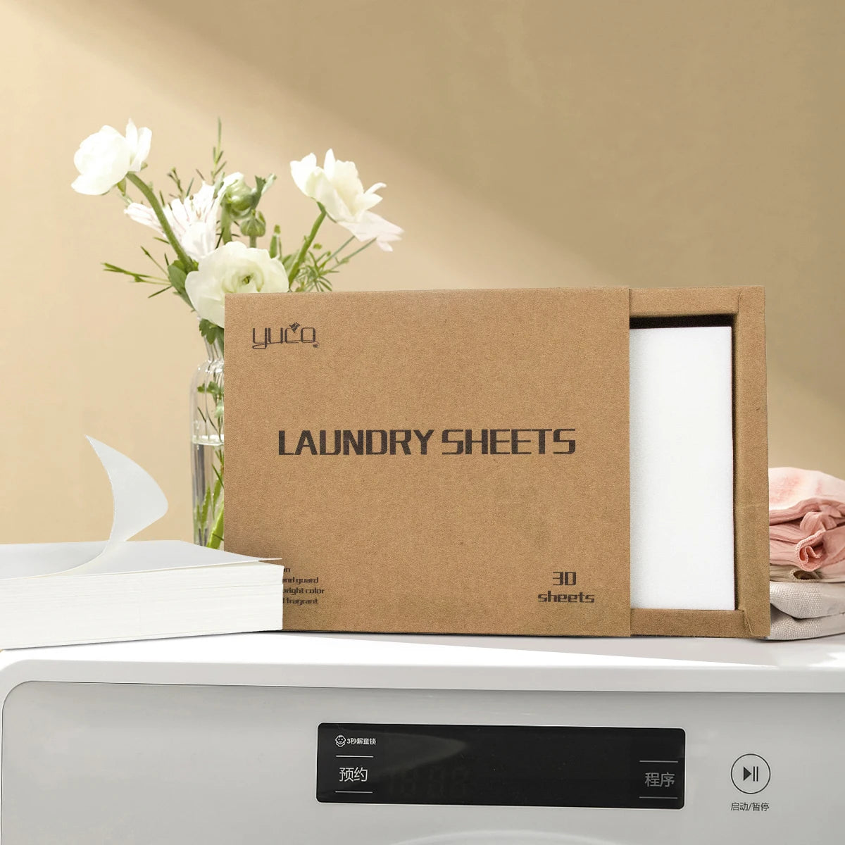 Eco Friendly Fresh Scent Washing Detergent Strips Travel Laundry Detergent Sheets Compact Light Liquidless Laundry Soap Sheets