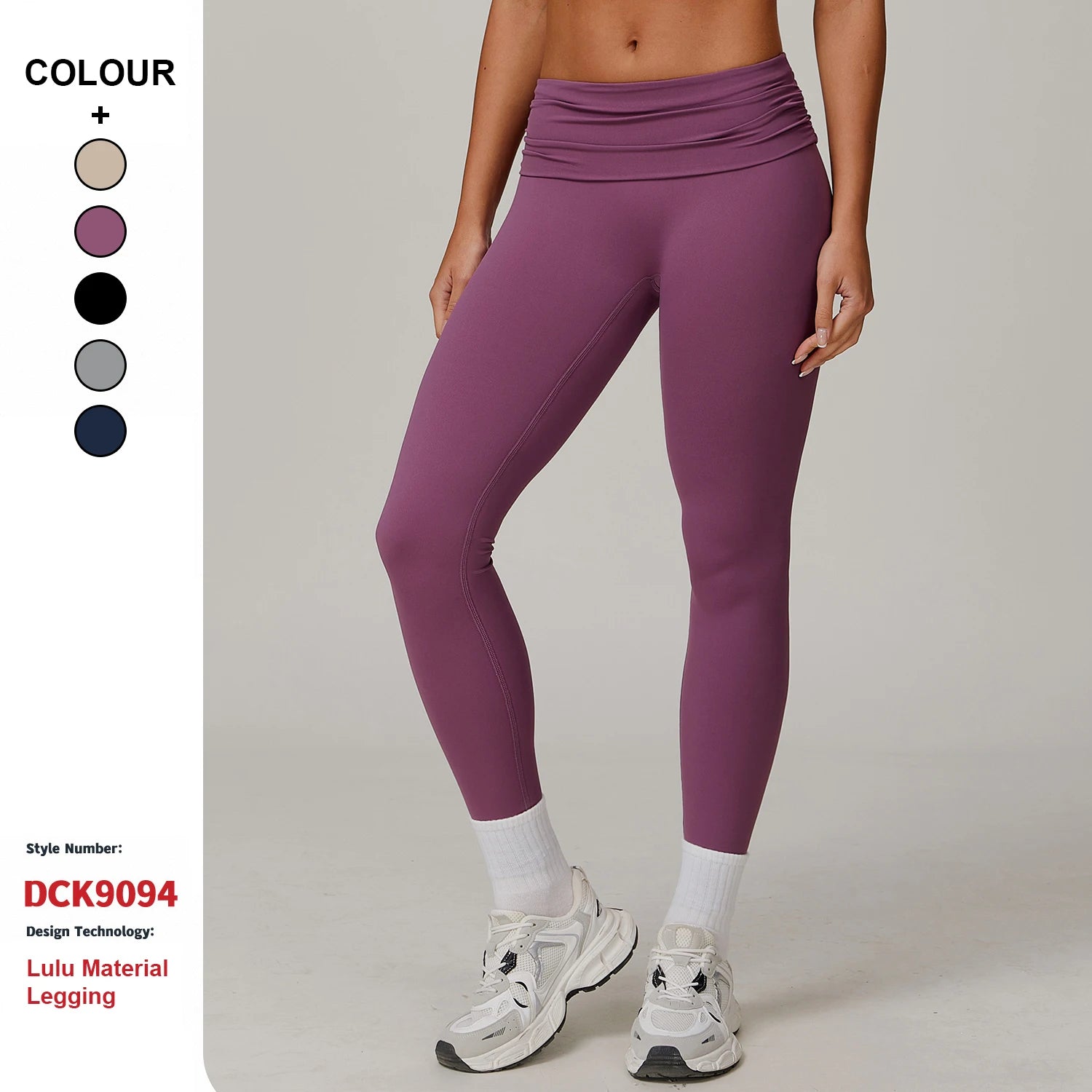 Custom High-Quality High-Waist Gym Fitness Tight Yoga Leggings Women'S Tummy Control Hip Lifting Quick Drying Sports Pants