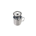 Outdoor Camping Titanium Coffee Cup 750ml 25oz with French Press Device Filter CNC Machined Wire EDM Cooking Pot