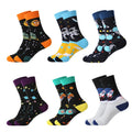 2023 Universe Cartoon Pattern School Socks High School Sock Tube Cotton for Young Teenager