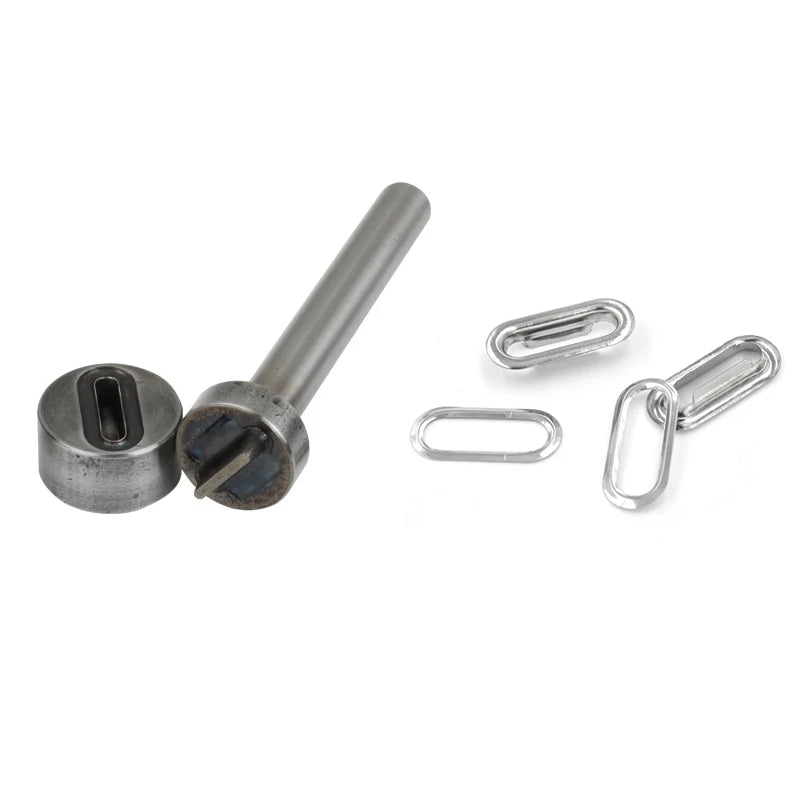 Tools Metal Oval Eyelets 16/18/20/22/25/28/30/35/40 mm Oval Blowholes Tent Gas Eyes Canopy Roping Holes Buckle Leather Rivets