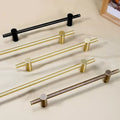 Hot Sale Furniture Wardrobe Adjustable Pull Antique Copper Gold Black Kitchen Long Cabinet Handle Brass