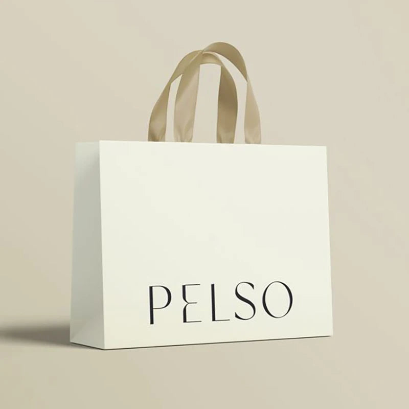 Custom Printing White Cardboard Luxury Boutique Shopping Packaging Shopper Jewellery Gift Paper Bags for Jewelry