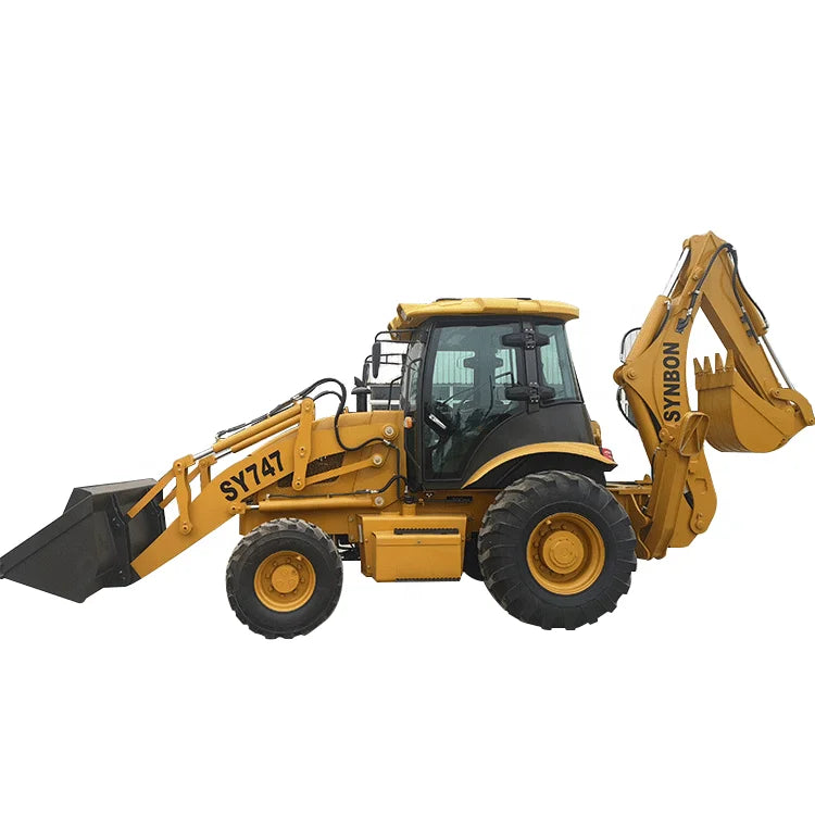 New SY747 Wheel Loader Excavator Backhoe Loader 1 Year Warranty Engineering Construction Machinery