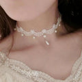 Woman Chokers Handmade Gothic Fashion White Vintage Lace Women's Choker Necklace Jewelry Accessories