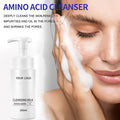 Private Label Deep Cleaning Mousse Amino Acid Facial Cleansing Foam for Dry Skin Anti-Wrinkle Feature