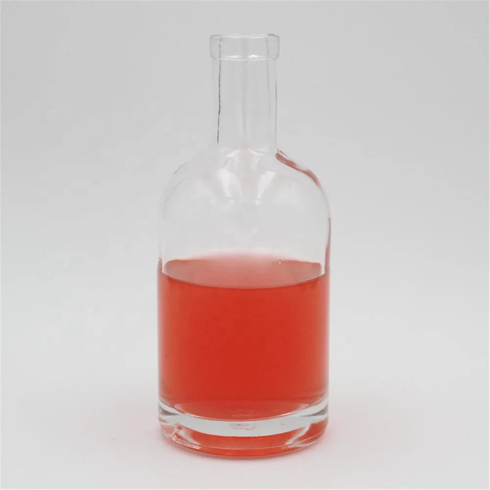 Recyclable 500ml 700ml 750ml Vodka Spirit Liquor Glass Bottle for Wine Rum Whiskey