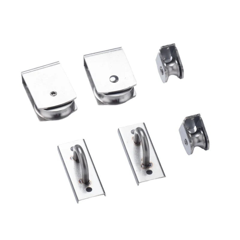 Customizable Sliding Door Roller Cabinet Casement Pulley Stainless Steel Wheel Sliding Cabinet Pulley Furniture Hardware