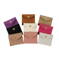 Portable Fashion PU Leather Jewelry Rolling Bag Button Closure Water Resistant Mini Jewelry Box Ring Holder Soft Case for
