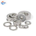 Factory Wholesale Din125 304 316 Stainless Steel Large Plain Flat Washer Zinc Finish Hexagon Bolts and Nuts Standard DIN