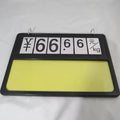 Hookei Supermarket PVC Seafood Price Tag Waterproof Aquatic Fish Display Pricing Sign Board for Fresh Food & Ice Bed Counters