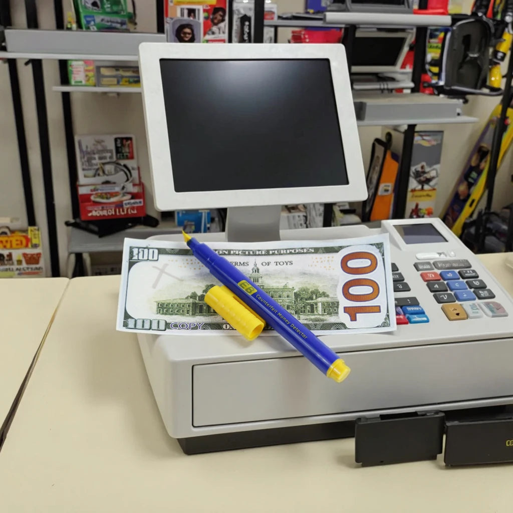 DC-665YBP Retail Cash Security Marker Pen for Quick Banknote Authenticity Checking