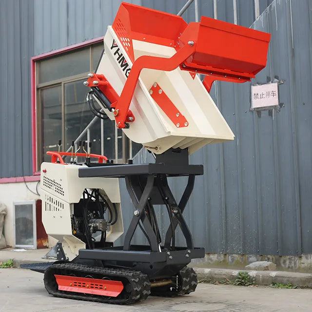 Hot Sale CE Mini Rubber Crawler Truck Dump for Farm Track Garden Transporter