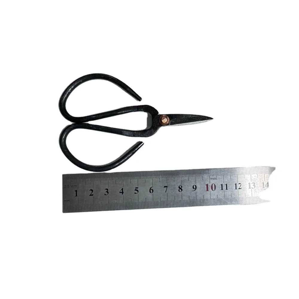 Old-fashioned Custom Stainless Steel Garden DIY Multi-functional Black Scissors for Embroidery and Household Use