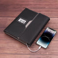 2026 New Product Ideas Promotional Premium Notebook Power Bank Sets with Wireless Clock Calendar for Business Customer Giveaways