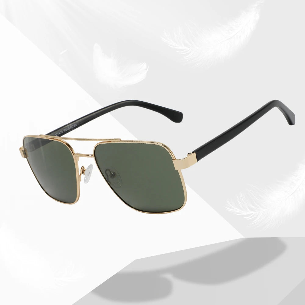 Fashion New Arrival Acetate Polarized Sunglasses Square Frame Sunglasses Women Men Metal Sunglasses 2025