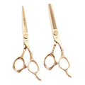 Barber Scissors 5.5'' 6" AQIABI JP Stainless Cutting Scissors Thinning Shears Hairdressing Scissors Gold A9001