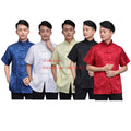 Ecowalson Tang Suit Traditional Chinese Clothing for Men Shirt Jacket  Collar Cheongsam Top Retro News Year Clothes Kung Fu