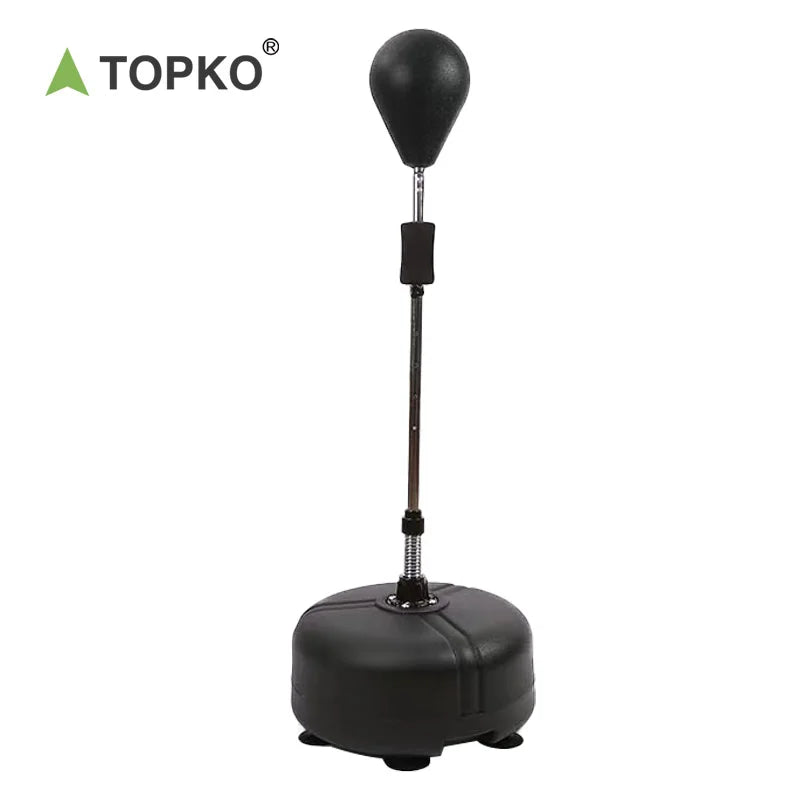 TOPKO Boxing Punching Bag Height Adjustable Solid Boxing Reflex Training Punching Target Large Base Speed Ball