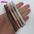 Xmlivet Black/golden/silver Stainless Steel Radial Pin Joint Billiards Pool Cue Joint Thread Male Screw Pin Billiard Accessories