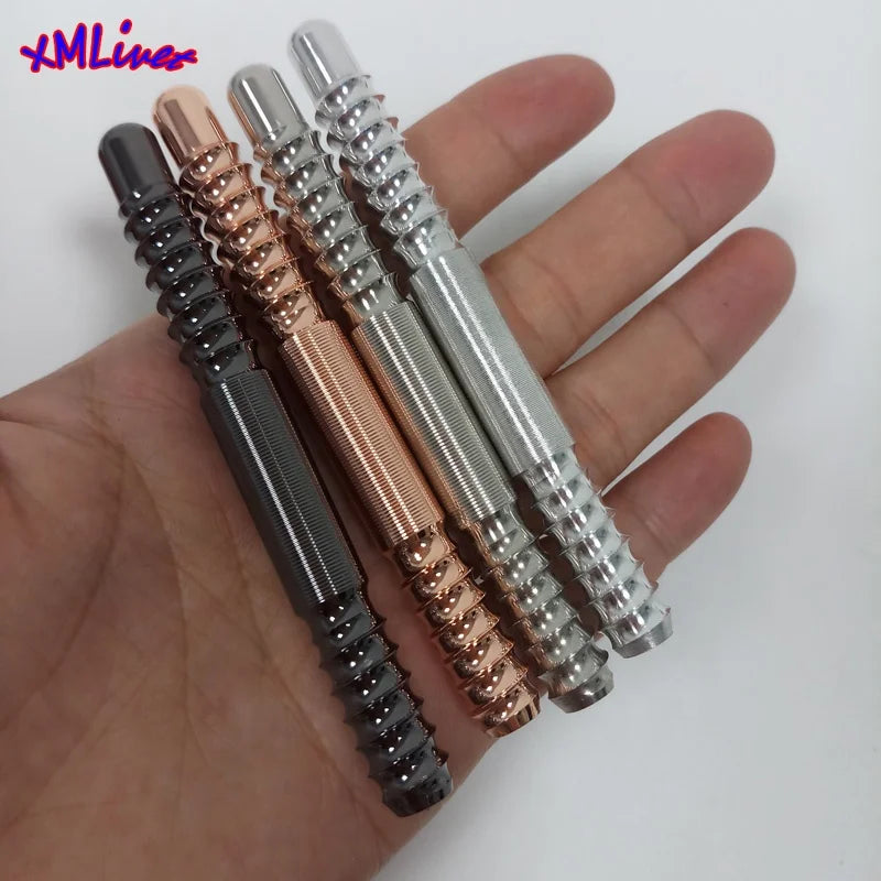 Xmlivet Black/golden/silver Stainless Steel Radial Pin Joint Billiards Pool Cue Joint Thread Male Screw Pin Billiard Accessories