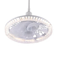 E004 New Minifan with Remote Control E27 Screw Fan Light LED White Light Dimming for Household Top Light 85-265V