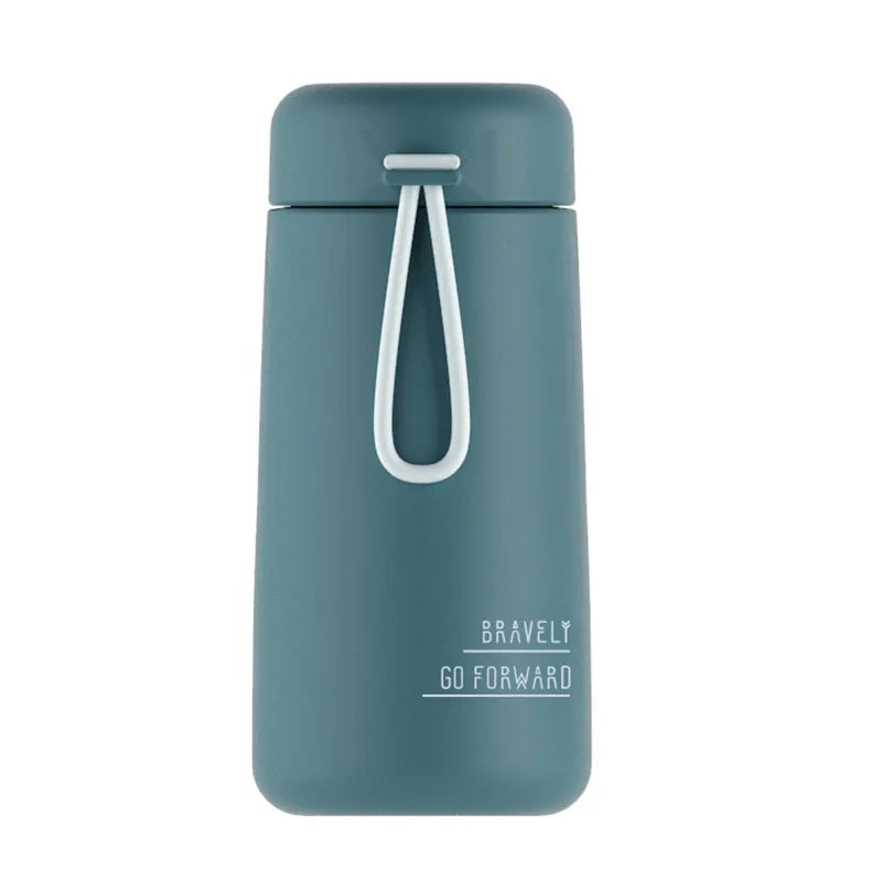 FX Factory 270ml Stainless Steel Double Wall Vacuum Flask Thermos with 12-24 Hours Thermal Insulation Leak-Proof BPA Free Lid