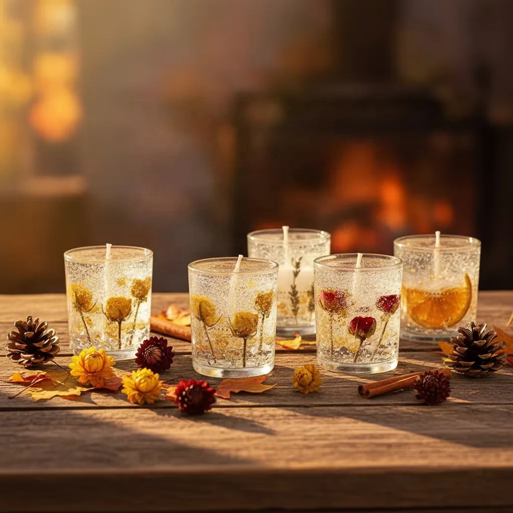 Wholesale Oem Paraffin Wax Glass Scent Oil Fragrance Gift Set Scented Candle Jars Luxury