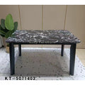KOZY Modern Wooden Legs Stone Top Coffee Table-Living Room Furniture for Home & Hotel Use