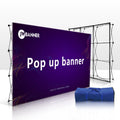 Custom Tension Fabric Backdrop Media Wall Pop up Display Banner Trade Show Pop up Banner
